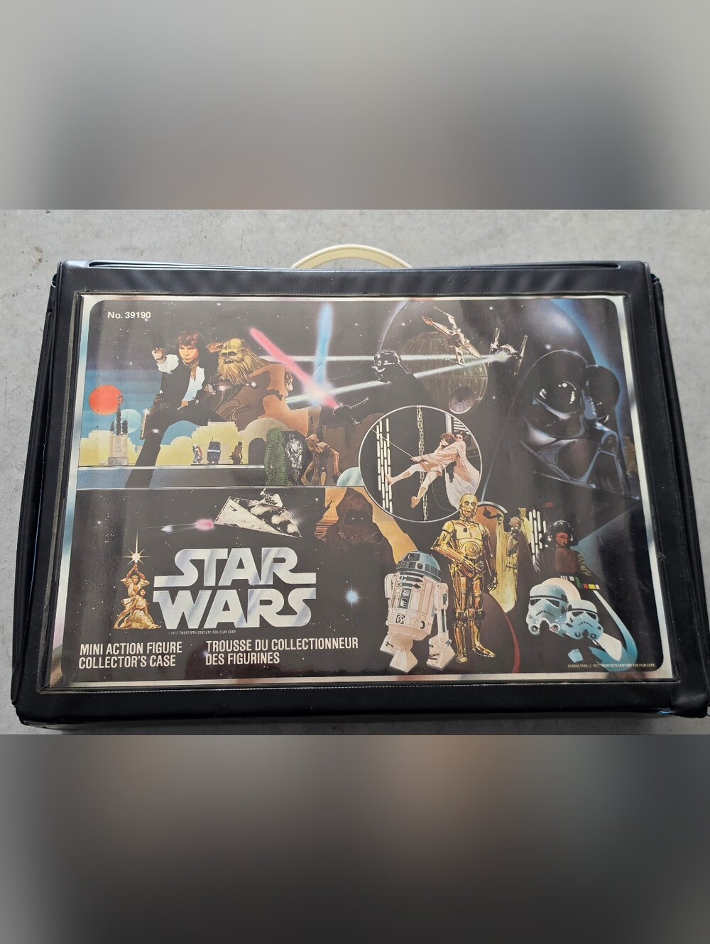 1977 Bilingual Star Wars Collector's Case (39190) with Figurines